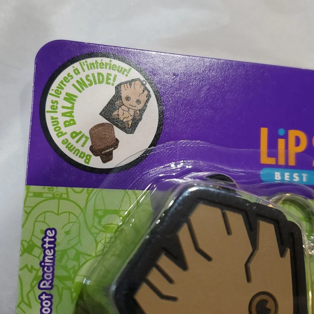 Marvel Guardians of the galaxy 2pack‎ lip smacker lip balm key chain holder new